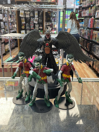 The Batman Who Laughs & Robins of Earth-22 (DC Multiverse, McFarlane Toys) INCOMPLETE - Bitz & Buttons