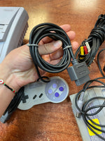 SNES JR Console with Super Mario World (SNES Super Nintendo, Vintage Video Games) **COMPLETE/TESTED** - Bitz & Buttons