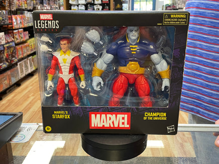 Starfox & Champion of the Universe (Marvel Legends, Hasbro) OPEN/COMPLETE - Bitz & Buttons