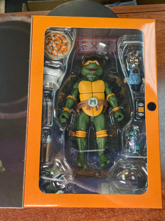 Michelangelo Pizza Club (Teenage Ninja Turtles, TMNT, Neca) SEALED - Bitz & Buttons