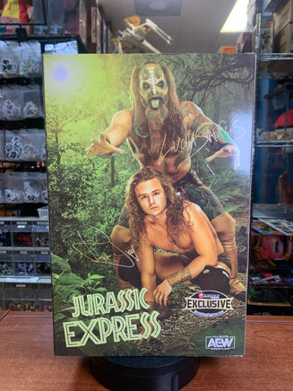Jungle Boy & Luchasaurus #36 Jurassic Express (All Elite Wrestling AEW, Jazwares) **SEALED** - Bitz & Buttons