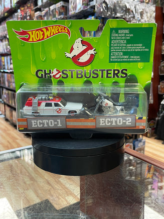 Ecto-1 & Ecto-2 (Ghostbusters, Hot Wheels, Mattel) NEW/OPEN BOX - Bitz & Buttons