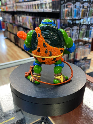 Cave Turtle Leo & Dingy Dino (Vintage TMNT Ninja Turtles, Playmates) COMPLETE - Bitz & Buttons