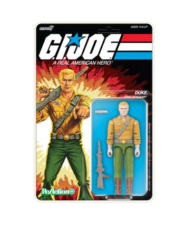 Cartoon Duke (Super7 Reaction+ Vintage Style GI Joe)