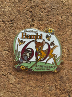 Bambi 60th Anniversary Pin (Walt Disney World, Pin Traders) LE 3,500