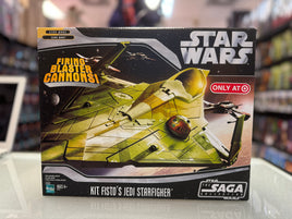 Kit Fisto Jedi Starfighter  (Star Wars Saga Collection, Kenner) SEALED