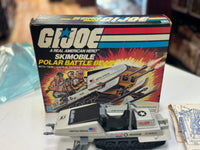 Polar Battle Bear Skimobile (Vintage GI Joe, Hasbro) COMPLETE WITH BOX