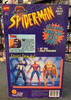 Venom 10” Deluxe (Vintage Marvel Animated Spider-Man, Toybiz) NIB