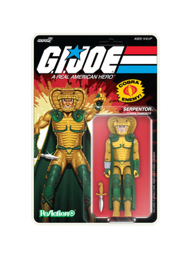 Cobra Serpentor (Vintage Style GI Joe, Super7 Reaction+ )