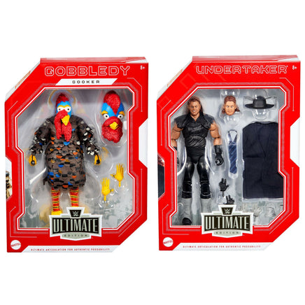 Survivor Series Debut Undertaker & Gooker (WWE Ultimate Elite, Mattel) SEALED - Bitz & Buttons