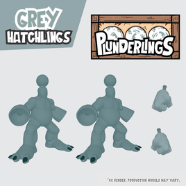 Grey Hatchlings (Plunderlings, Lone Coconut)