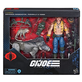 Dreadnok Gnawgahyde w/ Pet Porkbelly & Yobbo (GI Joe Classified, Hasbro)