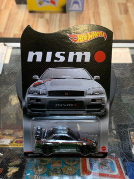 Nissan Skyline GT-R Chrome BNR34 (Hot Wheels Nismo, Mattel) SEALED