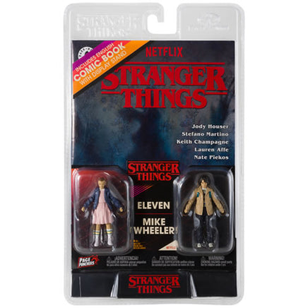 Eleven & Mike Wheeler (Stranger Things, McFarlane Page Punchers) **Case of 6** - Bitz & Buttons