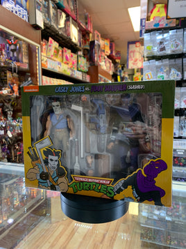 Casey Jones vs Slashed Foot Soldier 2 Pack (TMNT Ninja Turtles, NECA)