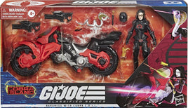 Baroness with C.O.I.L. Motorcycle #13 (GI Joe Classifieds, Hasbro)