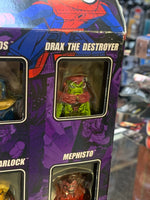 Infinity Gauntlet: Thanos Drax Warlock Mephisto (Marvel Minimates, Diamond Select) SEALED