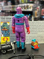 Toxo Viper with File Card 4110 (Vintage GI Joe, Hasbro) COMPLETE