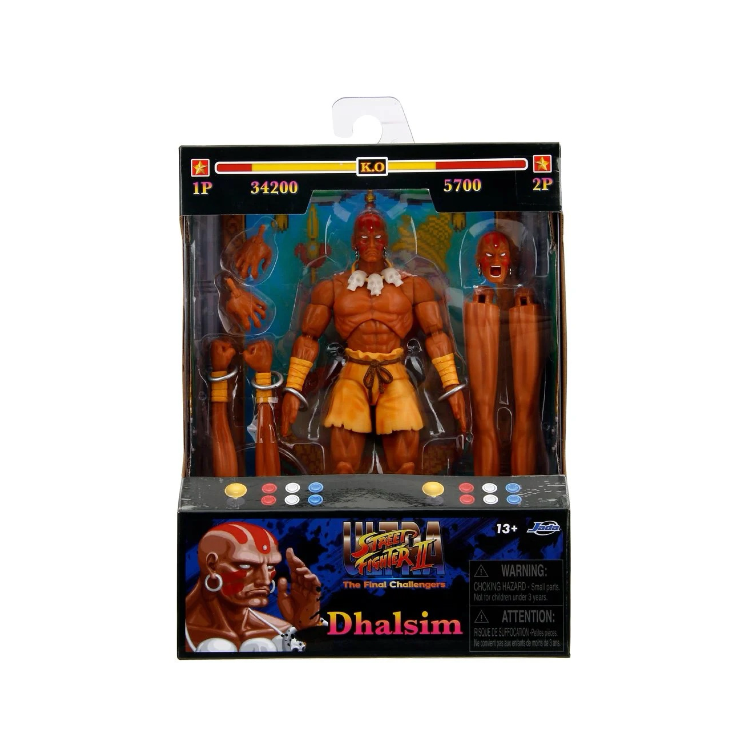 Dhalsim (Ultra Street Fighter II, Jada Toys)| Bitz & Buttons