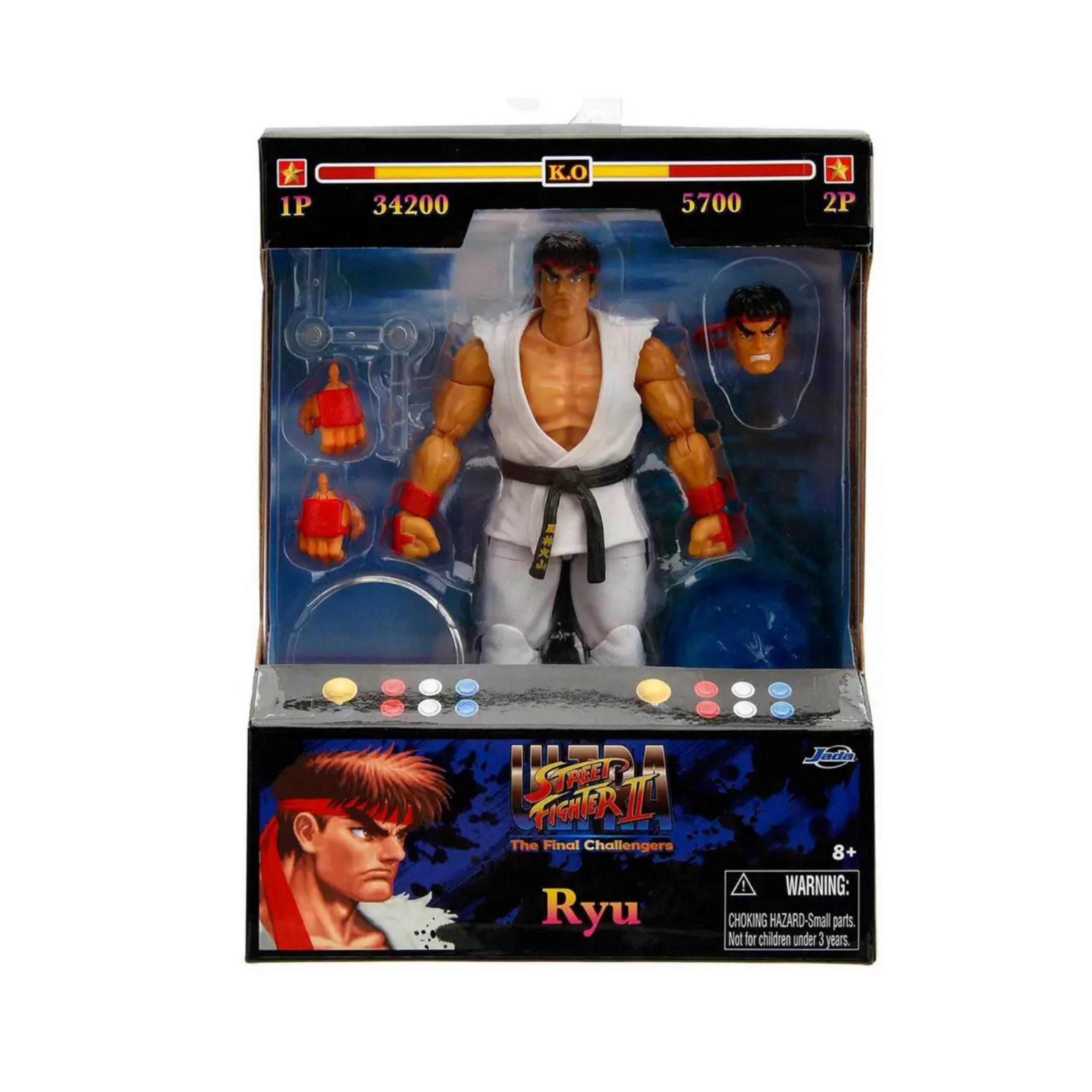 RYUTO Ryu (Ultra Street Fighter II, Jada Toys)| Bitz & Buttons