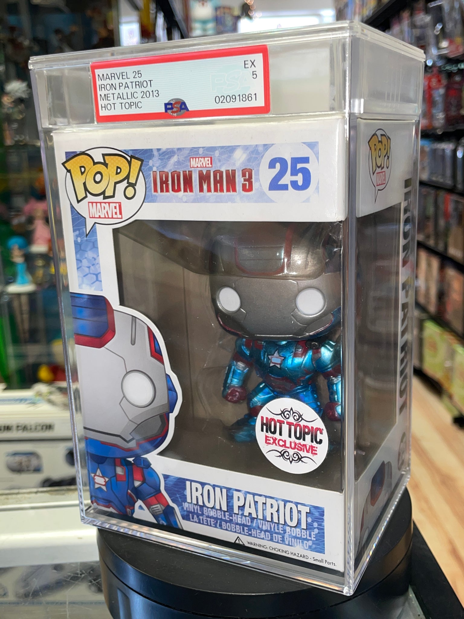 Iron Man Funko POP! Marvel Iron Patriot Vinyl Bobble Head