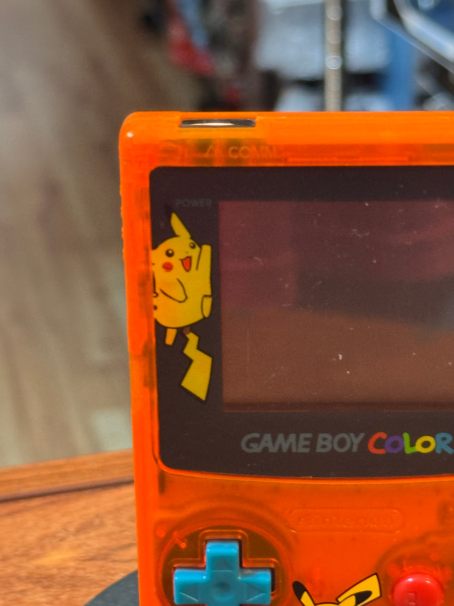 Orange Pokemon Gameboy Console (Vintage Nintendo, Video Game