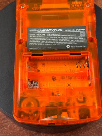 Orange Pokemon Gameboy Console (Vintage Nintendo, Video Game) **TESTED WORKING** - Bitz & Buttons