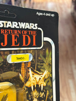 Teebo ROTJ 77 Back (Vintage Star Wars, Kenner) SEALED - Bitz & Buttons
