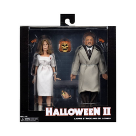 Doctor Loomis & Laurie Strode 2 Pack (NECA, Halloween)  **Damaged Box**