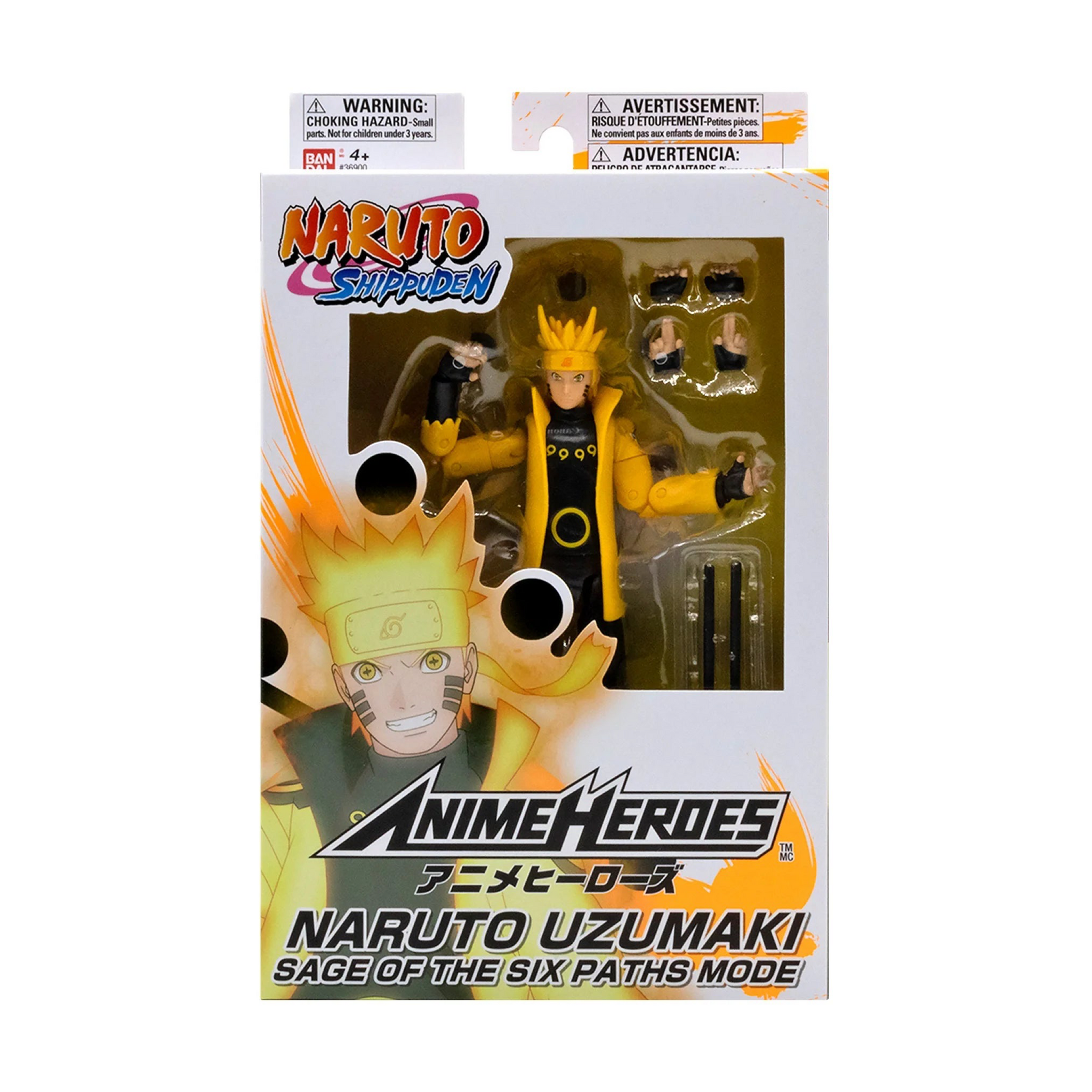 Naruto Shippuden - Figurine Anime Heroes Naruto Uzumaki en mode