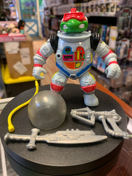 Space Cadet Raph 4405 (Vintage TMNT Ninja Turtles, Playmates) COMPLETE