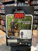 Luke Skywalker & Grogu Deluxe (Star Wars Vintage Collection, Hasbro) SEALED