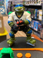 Slap Shot Leo 4409 (Vintage TMNT Ninja Turtles, Playmates) COMPLETE