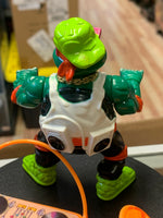 Rappin Mike 4410 (Vintage TMNT Ninja Turtles, Playmates) COMPLETE