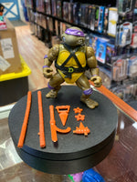 Soft Head Donatello 4414 (Vintage TMNT Ninja Turtles, Playmates) COMPLETE