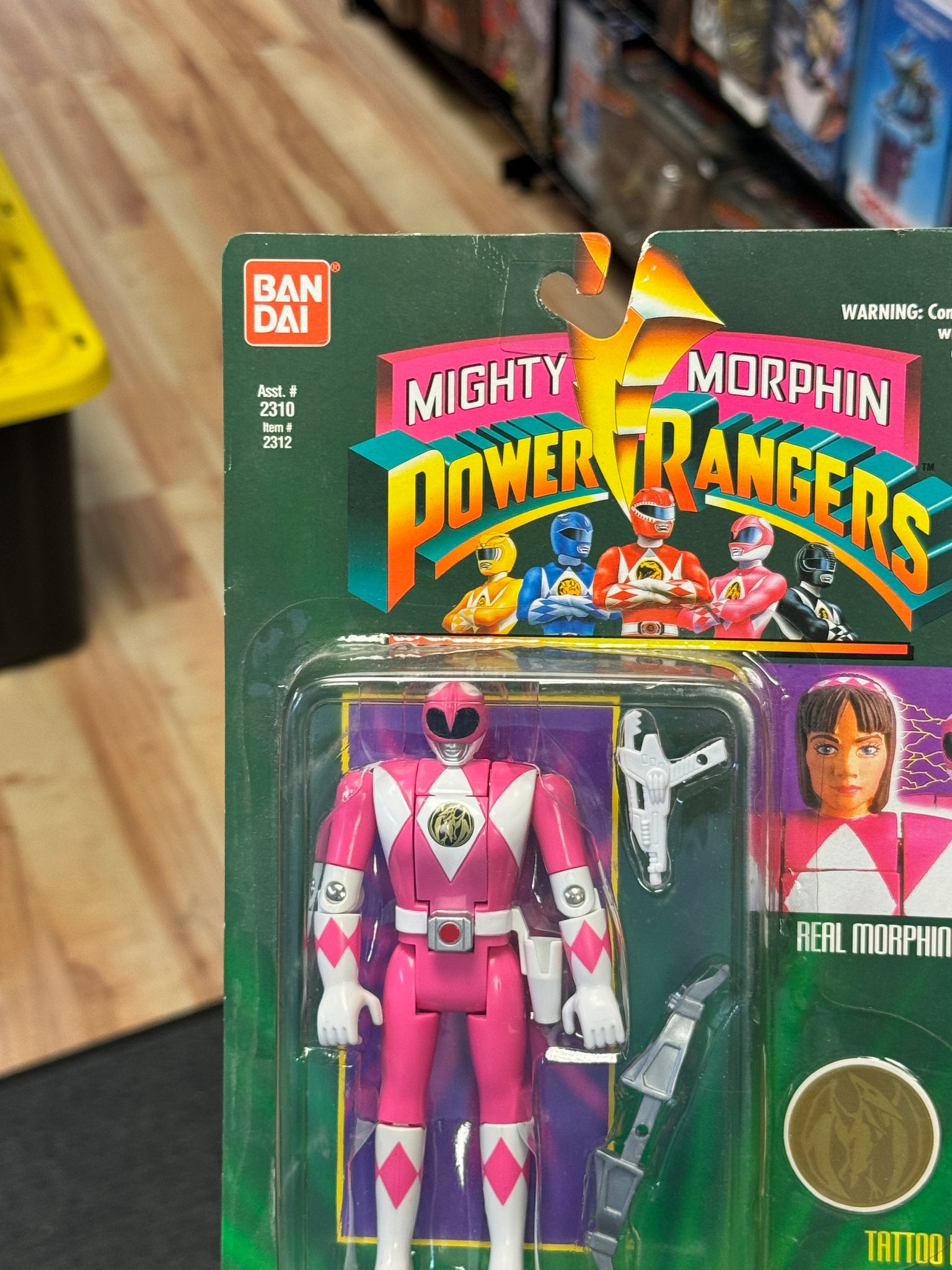 Morph Kimberly Pink Ranger 4505 (Vintage Power Rangers, Bandai