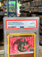 Radiant Charizard GO 011/078 (Pokemon, Wizard) **PSA 8**