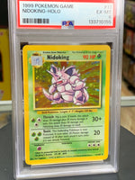Nidoking Holo 11/102 (Pokemon, Wizard) **PSA 6**