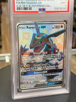 Rayquaza GX Sun & Moon 177A/168 (Pokemon, Wizard) **PSA 9**