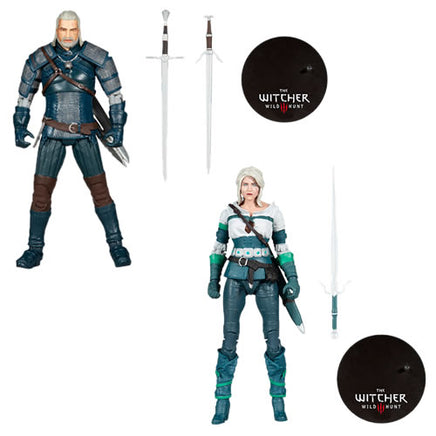 Viper Teal Geralt Of Rivia & Ciri (McFarlane, The Witcher) **Case of 18** - Bitz & Buttons