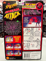 Web Catcher Spidey Flip ‘N Trap (Vintage Marvel Spider-Man Sneak Attack, Toybiz) Sealed