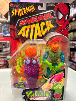 Jack O’Lantern Bug Busters (Vintage Marvel Spider-Man Sneak Attack, Toybiz) Sealed