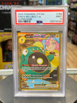 Iono's Bellibolt EX Journey Together 188/159 (Pokemon, Wizard) **PSA 9**
