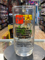 Temple of Doom Indy Jungle Glass Cup (Vintage Indiana Jones, Burger King)