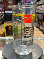 Temple of Doom Indy Jungle Glass Cup (Vintage Indiana Jones, Burger King)