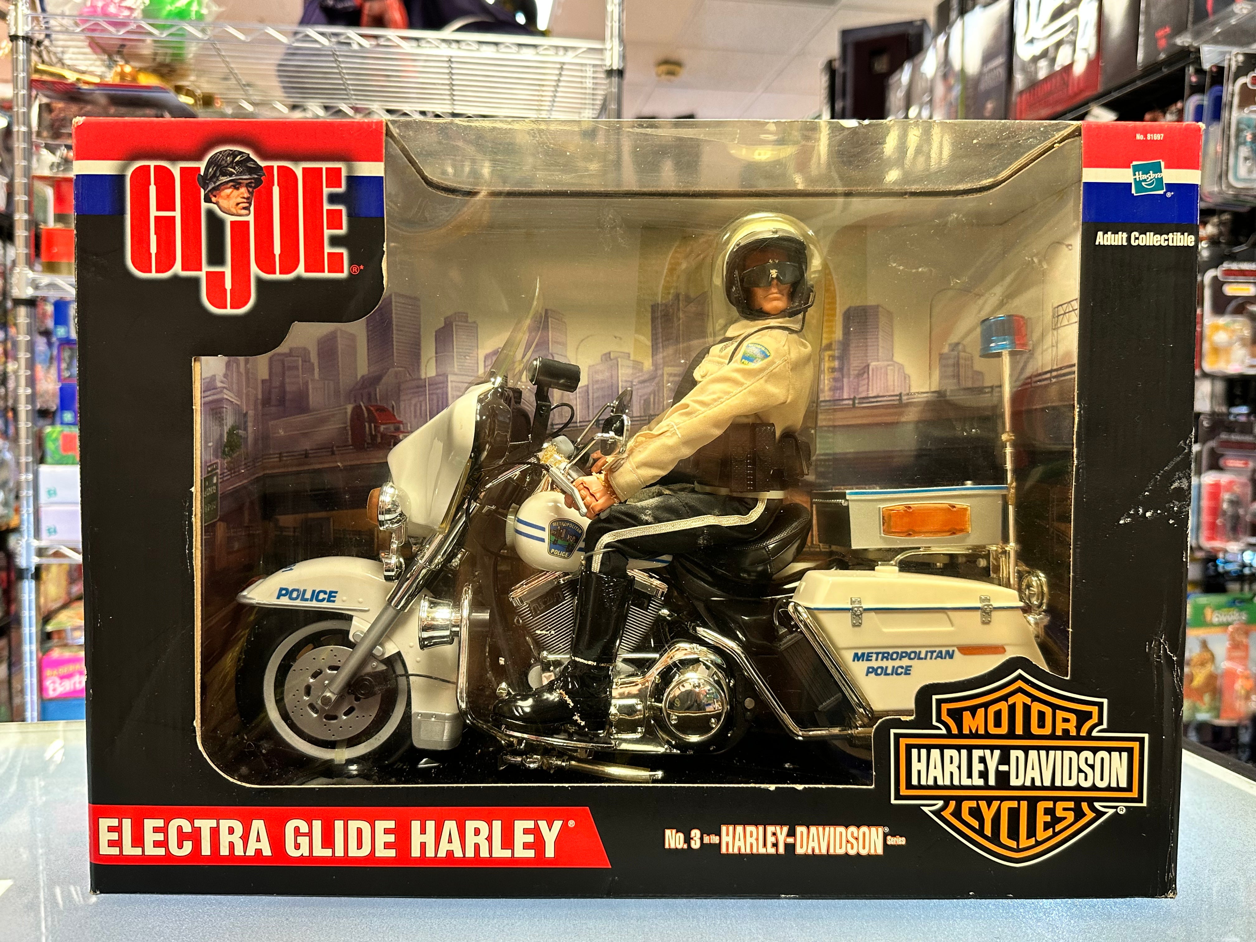 Electra Glide Harley 12 Figure Vintage GI Joe Hasbro Bitz Buttons