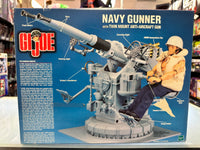 Navy Gunner Anti-Aircraft Gun 12” Figure (Vintage GI Joe, Hasbro)