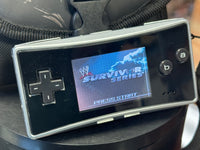 Gameboy Micro with WWE Survivor Series (Nintendo, Video Game) TESTED WORKING