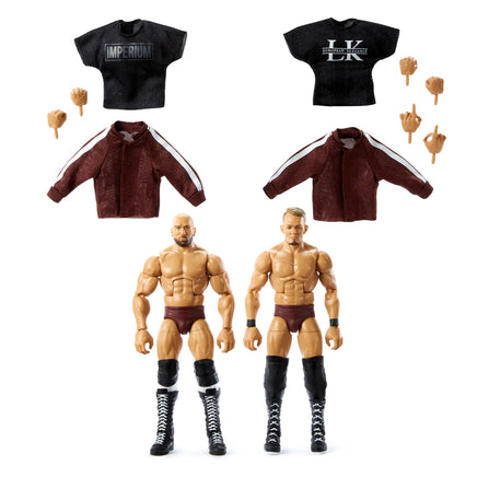Imperium: Giovanni Vinci & Ludwig Kaiser (WWE Elite m, Mattel) - Bitz & Buttons