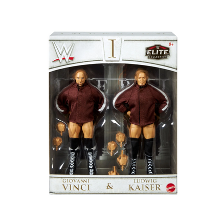 Imperium: Giovanni Vinci & Ludwig Kaiser (WWE Elite m, Mattel) - Bitz & Buttons
